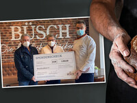 Spendenübergabe Bäckerei Büsch