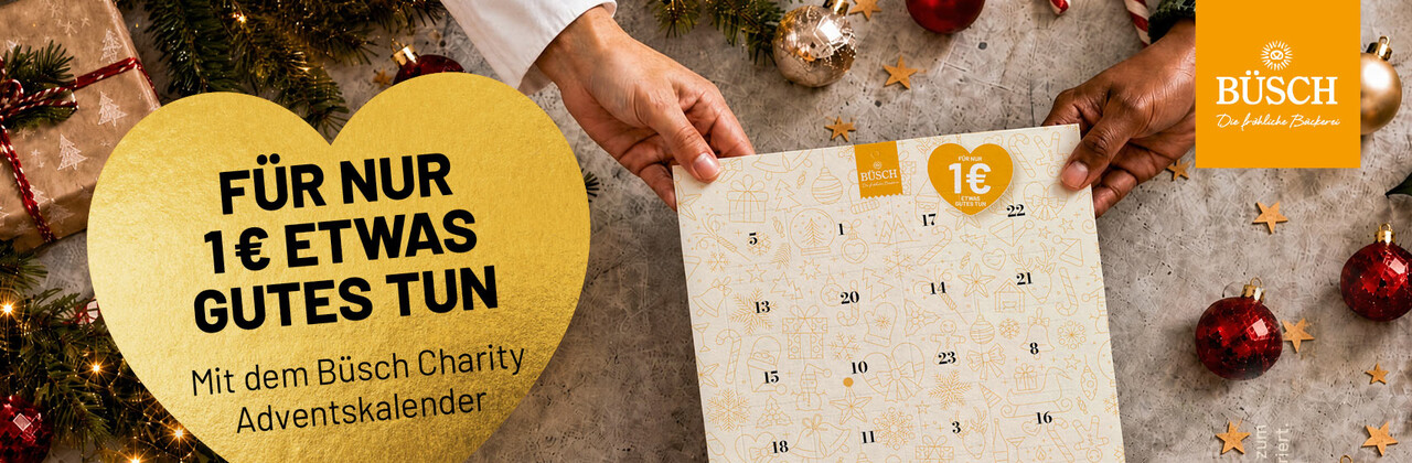 Adventskalender 2026 der Bäckerei Büsch