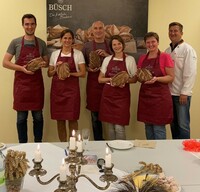 Glückliche Gesichter beim Brotbackkurs Brotbackkurs